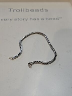 Trollbeads Braided Sterling Silver Bracelet - Silver